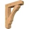 Ekena Millwork Olympic Craftsman Smooth Bracket w/ Offset Brace, Western Red Cedar, 7 1/2"W x 32"D x 38"H BKT0806X32X38OLY04SWR - alternate 1